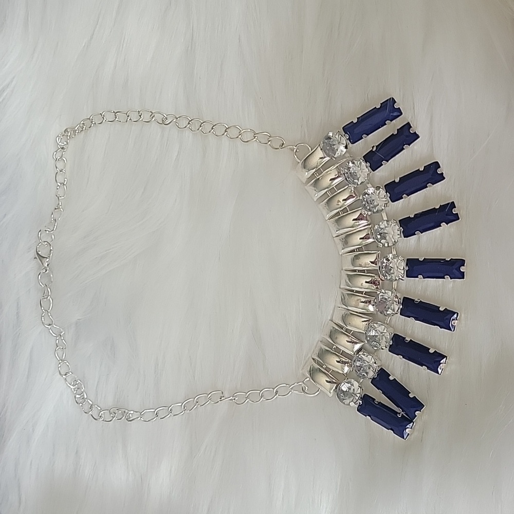 Blue Statement Necklace